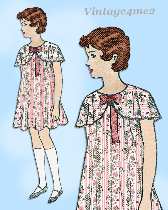 Mail Order 238: 1930s Sweet Toddler Girls Dress Size 4 Vintage Sewing Pattern