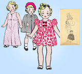 Anne Adams 4070: 1930s Uncut 24 Inch Doll Clothes Set Vintage Sewing Pattern - Vintage4me2