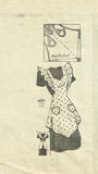 Anne Adams 4691: 1940s Plus Size Farm Kitchen Apron Sz LG Vintage Sewing Pattern