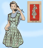 Anne Adams 4774: 1950s Misses Full Bib Apron Size 40-42 B Vintage Sewing Pattern Uncut