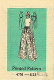 Anne Adams 4776: 1970s Misses Wrap Around Pants 26-28 W Vintage Sewing Pattern