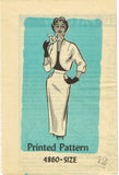 1950s Vintage Anne Adams Sewing Pattern 4860 Uncut Misses Bolero Suit Sz 32 Bust