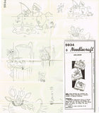 1950s VTG Mail Order Embroidery Transfer 5934 Uncut Darlin Dutch Kid Tea Towels