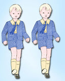 1930s Original Own Name Mail Order Pattern 683 Toddler Boys 3 Piece Suit Size 6