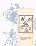 1940s Vintage Mail Order Embroidery Transfer 716 Uncut Cross Stitch Colonial Gal