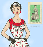 Marian Martin 9068: 1950s Misses Sun Dress & Bolero 36 B Vintage Sewing Pattern