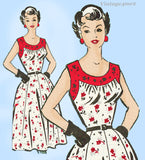 Marian Martin 9068: 1950s Misses Sun Dress & Bolero 36 B Vintage Sewing Pattern