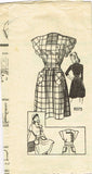 1940s Original Marian Martin Sewing Pattern 9075 Misses Scalloped Dress Sz 28 B