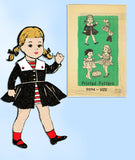 Marian Martin 9094: 1950s Cute 22 Inch Doll Clothes Set Vintage Sewing Pattern