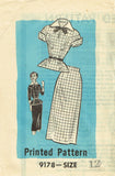 1950s Vintage Marian Martin Sewing Pattern 9178 Uncut Misses 2 PC Dress Sz 32 B