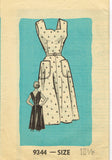 1950s ORIG Vintage Marian Martin Sewing Pattern 9344 Uncut Misses Sun Dress Size 34 B