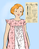 Anne Adams 1766: 1930s Toddler Girls Bloomer Dress Size 2 Vintage Sewing Pattern