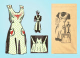 Anne Adams 4938: 1940s Misses Embroiderd Apron Sz 36-38 B Vintage Sewing Pattern