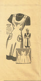 Anne Adams 4938: 1940s Misses Embroiderd Apron Sz 36-38 B Vintage Sewing Pattern