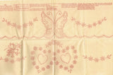 1940s Vintage Aunt Martha's Embroidery Transfer 127 Uncut Cutwork Pillowcases - Vintage4me2