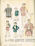 1940s Vintage Advance Sewing Pattern 5064 Toddler Boy's Swim Suit & Shirt Sz 4