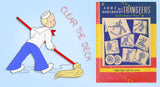 Aunt Martha's Embroidery Transfer 9502: 1950s Uncut Sailor Boy Tea Towels  - Vintage4me2