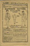 Butterick 1029: 1920s Uncut Little Boys 3 Piece Suit Sz10 Vintage Sewing Pattern