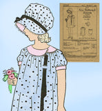 Butterick 2065: 1920s Baby Girls Bloomer Dress & Bonnet Sz 2 VTG Sewing Pattern