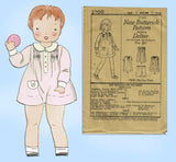 Butterick 2700: 1920s Uncut Baby Girls Bloomer Dress 6mos Vintage Sewing Pattern