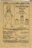 Butterick 2700: 1920s Uncut Baby Girls Bloomer Dress Sz1 Vintage Sewing Pattern