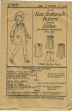 Butterick 2700: 1920s Uncut Baby Girls Bloomer Dress 6mos Vintage Sewing Pattern