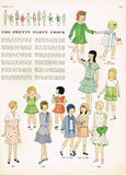 Butterick 2952: 1920s Uncut Little Girls Party Dress Sz 7 Vintage Sewing Pattern