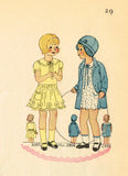 Butterick 2995: 1920s Cute Little Girls Dress & Coat Sz 7 Vintage Sewing Pattern