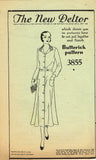 Butterick 3855: 1930s Uncut Misses Street Dress Size 38 B Vintage Sewing Pattern