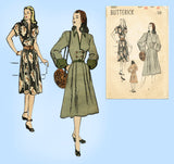 Butterick 4047: 1940s Stunning Misses Uncut Dress Sz 36 B Vintage Sewing Pattern