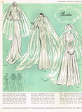 Butterick 6554: 1930s Rare Uncut Misses Wedding Dress 36B Vintage Sewing Pattern - Vintage4me2