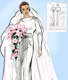 Butterick 6554: 1930s Rare Uncut Misses Wedding Dress 36B Vintage Sewing Pattern - Vintage4me2