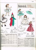 1950s Vintage Butterick Sewing Pattern 6759 Uncut 21 Inch Doll Clothes