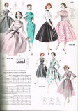 1950s Vintage Butterick Sewing Pattern 7243 Misses Princess Sun Dress Sz 30 Bust