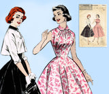 1950s Vintage Butterick Sewing Pattern 7243 Misses Princess Sun Dress Sz 30 Bust