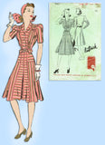 Butterick 9185: 1930s Misses WWII Dress Size 38 Bust Vintage Sewing Pattern