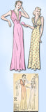 1930s Original Vintage Du Barry Pattern 2362 Uncut Misses Bias Cut Nightgown 36B