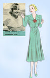 1930s VTG Hollywood Starlet Sewing Pattern 1374 Uncut Carole Lombard Dress 36 B