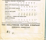 Hollywood 1514: 1930s Vintage Sewing Pattern Starlet Pat Patternson Afternoon Dress Sz 30