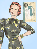 Hollywood 1514: 1930s Vintage Sewing Pattern Starlet Pat Patternson Afternoon Dress Sz 30 vintage4me2