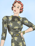 Hollywood 1514: 1930s Vintage Sewing Pattern Starlet Pat Patternson Afternoon Dress Sz 30