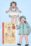 1930s Vintage Hollywood Sewing Pattern 1913 14 Inch Film Star Doll Clothes Set