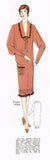 1920s VTG Ladies Home Journal Sewing Pattern 5171 FF Plus Size Flapper Dress 40B