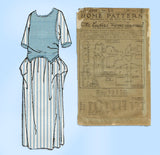 Ladies Home Journal 2565: 1920s Uncut Misses Dress Sz 34B Vintage Sewing Pattern