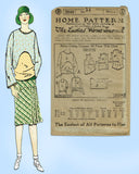 Ladies Home Journal 2948: 1920s Uncut Misses Blouse 34 B Vintage Sewing Pattern