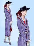 Ladies Home Journal 2968: 1920s Uncut Misses Dress Sz 40B Vintage Sewing Pattern