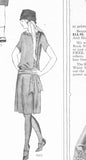 Ladies Home Journal 2975: 1920s Uncut Girls Flapper Dress Sz12 VTG Sewing Pattern