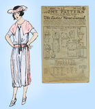 Ladies Home Journal 3004: 1920s Uncut Misses Dress Sz 32B Vintage Sewing Pattern