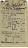 Ladies Home Journal 3010: 1920s Uncut Misses Skirt 26 W Vintage Sewing Pattern