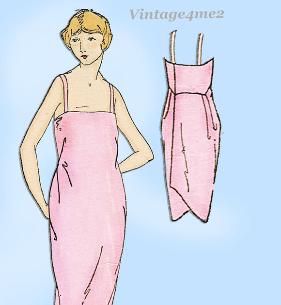 Ladies Home Journal 3118: 1920s Uncut Misses Evening Dress 38B Sewing Pattern